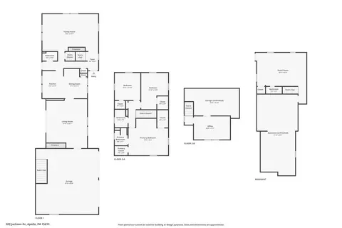 Floorplan - 302 Jackson Dr, Apollo, PA 15613 photo 2 of 4