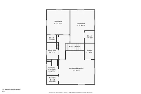 Floorplan - 302 Jackson Dr, Apollo, PA 15613 photo 4 of 4