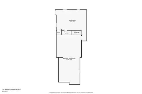 Floorplan - 302 Jackson Dr, Apollo, PA 15613 photo 1 of 4
