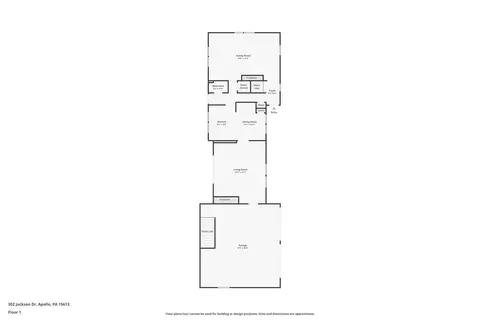 Floorplan - 302 Jackson Dr, Apollo, PA 15613 photo 3 of 4