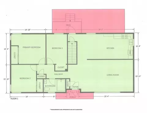 Floorplan - 406 S Ruby St, Derry, PA 15627 photo 1 of 1