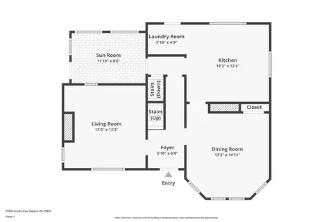Floorplan - 5763 Lincoln Ave, Export, PA 15632 photo 3 of 4