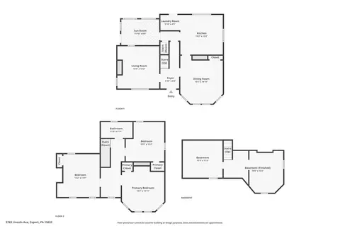 Floorplan - 5763 Lincoln Ave, Export, PA 15632 photo 2 of 4