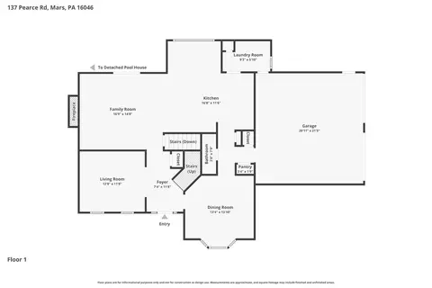 Floorplan - 137 Pearce Rd, Mars, PA 16046 photo 3 of 5