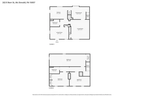 Floorplan - 322 E Barr St, Mcdonald, PA 15057 photo 3 of 3