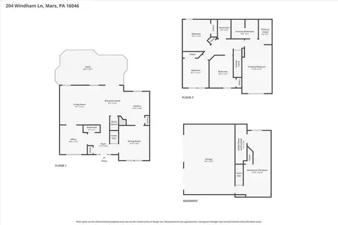 Floorplan - 204 Windham, Mars, PA 16046 photo 1 of 1