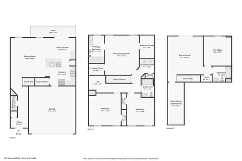 Floorplan - 232 Cranesbill, Mars, PA 16046 photo 4 of 4