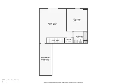 Floorplan - 232 Cranesbill, Mars, PA 16046 photo 3 of 4