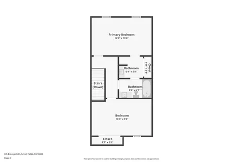 Floorplan - 435 Brookside Ct, Seven Fields, PA 16046 photo 4 of 4