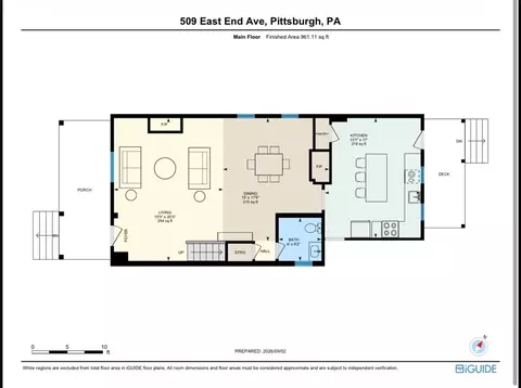 Floorplan - 509 End Ave, Pittsburgh, PA 15221 photo 1 of 4