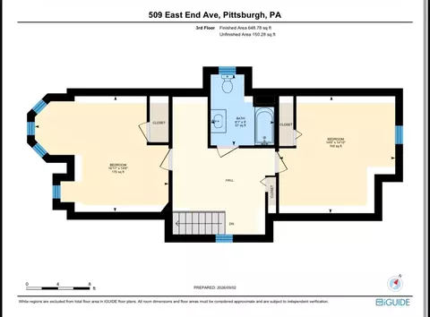 Floorplan - 509 End Ave, Pittsburgh, PA 15221 photo 3 of 4