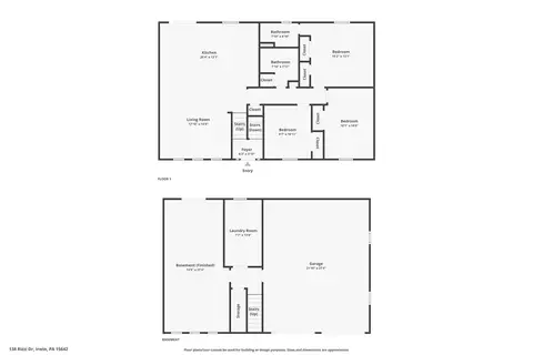 Floorplan - 138 Rizzi Dr, Irwin, PA 15642 photo 1 of 1