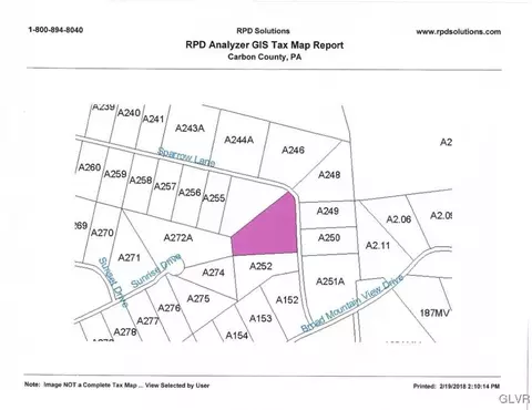 Sparrow Lane, Penn Forest Twp, PA 18229