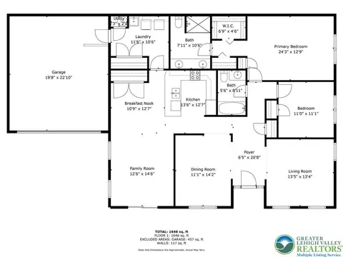 Floorplan - 1883 Gregory Pl, Hellertown, PA 18055 photo 1 of 1