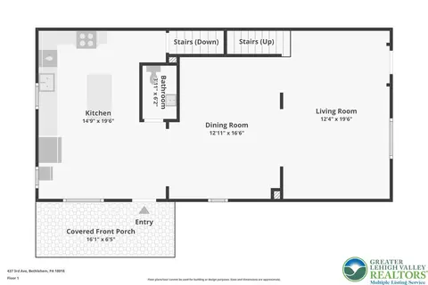 Floorplan - 437 3rd Ave, Bethlehem, PA 18018 photo 1 of 5