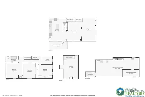 Floorplan - 437 3rd Ave, Bethlehem, PA 18018 photo 5 of 5