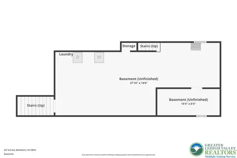 Floorplan - 437 3rd Ave, Bethlehem, PA 18018 photo 4 of 5