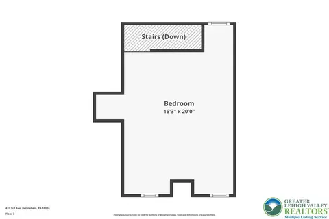 Floorplan - 437 3rd Ave, Bethlehem, PA 18018 photo 3 of 5