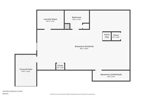 Floorplan - 1434 E 6th St, Bethlehem City, PA 18020 photo 2 of 3