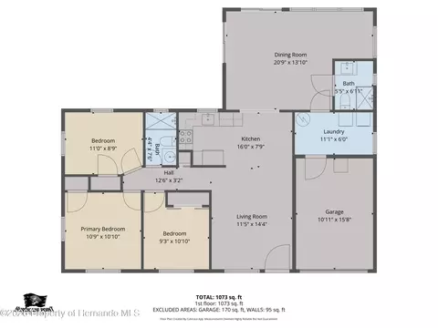 Floorplan - 4984 Cedarbrook Ln, Hernando Beach, FL 34607 photo 1 of 3