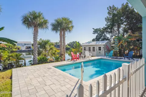 Exterior - 3270 Hibiscus Dr, Hernando Beach, FL 34607 photo 8 of 13
