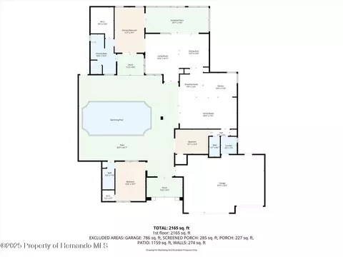 Floorplan - 7190 Raymond Pl, Spring Hill, FL 34607 photo 3 of 3