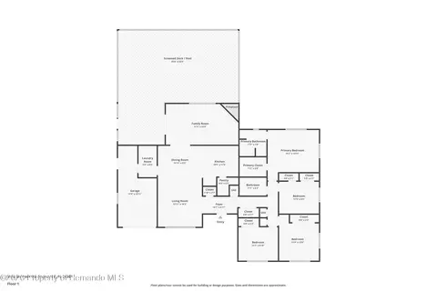 Floorplan - 9302 Benrock Rd, Spring Hill, FL 34608 photo 1 of 1