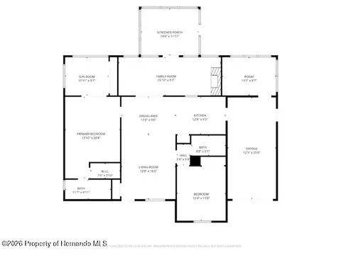 Floorplan - 12050 Cavern Rd, Spring Hill, FL 34609 photo 1 of 1