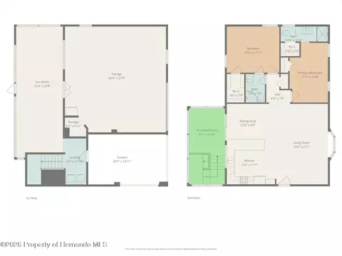 Floorplan - 3347 Oleander Dr, Hernando Beach, FL 34607 photo 1 of 5