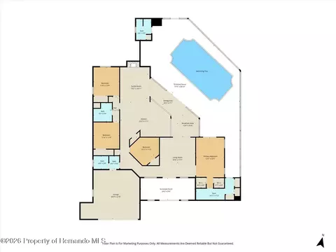 Floorplan - 8464 Delaware Dr, Weeki Wachee, FL 34607 photo 1 of 1