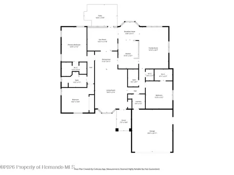 Floorplan - 3072 Eagle Bend Rd, Spring Hill, FL 34606 photo 1 of 1