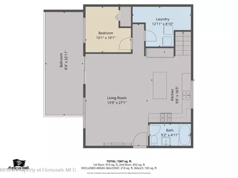 Floorplan - 3185 Rose Arbor Dr, Hernando Beach, FL 34607 photo 1 of 2
