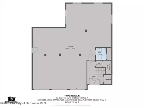 Floorplan - 4225 Carlos Ct, Hernando Beach, FL 34607 photo 1 of 5