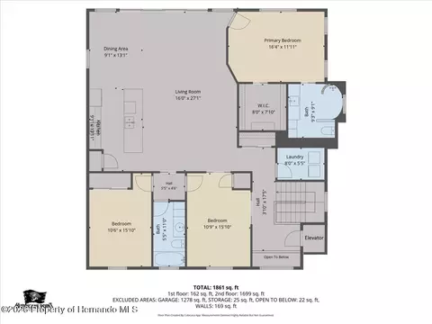 Floorplan - 4225 Carlos Ct, Hernando Beach, FL 34607 photo 2 of 5