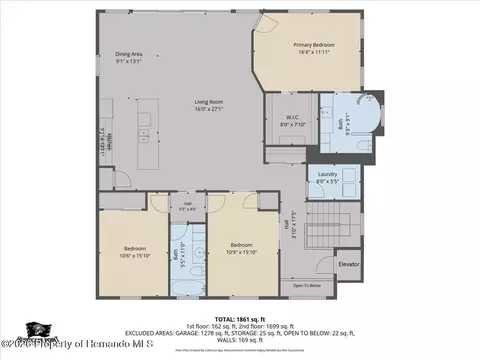 Floorplan - 4225 Carlos Ct, Hernando Beach, FL 34607 photo 4 of 5