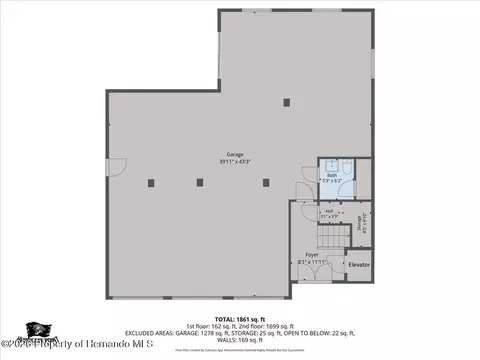 Floorplan - 4225 Carlos Ct, Hernando Beach, FL 34607 photo 5 of 5