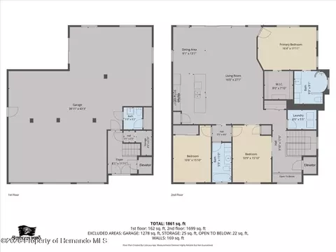 Floorplan - 4225 Carlos Ct, Hernando Beach, FL 34607 photo 3 of 5