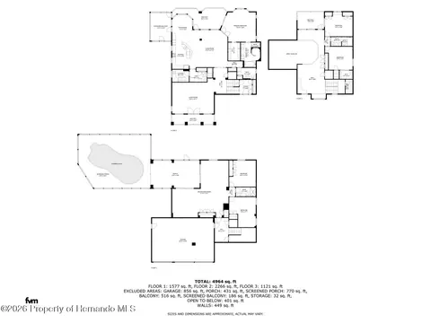 Floorplan - 3397 Bluefish Dr, Hernando Beach, FL 34607 photo 1 of 4