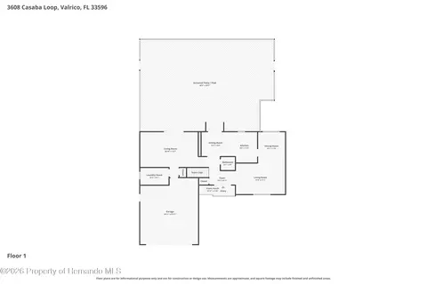 Floorplan - 3608 Casaba Loop, Valrico, FL 33596 photo 2 of 3