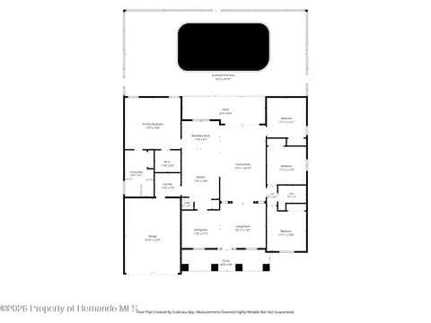 Floorplan - 15015 Eckerley Dr, Weeki Wachee, FL 34614 photo 1 of 2