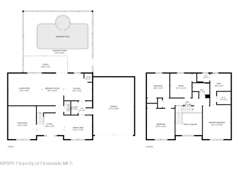 Floorplan - 1382 Larkin Rd, Spring Hill, FL 34608 photo 3 of 6