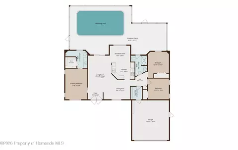 Floorplan - 4235 Castle Ave, Spring Hill, FL 34609 photo 2 of 2