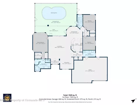 Floorplan - 5287 Slater Rd, Spring Hill, FL 34608 photo 1 of 1