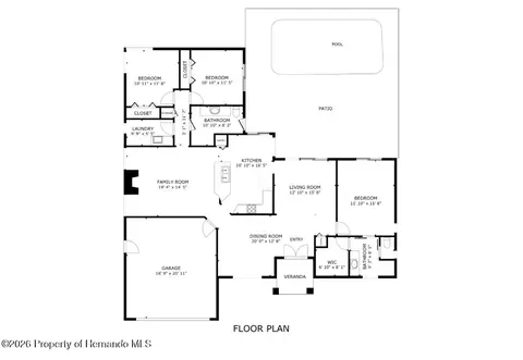 Floorplan - 1364 Overland Dr, Spring Hill, FL 34608 photo 1 of 1
