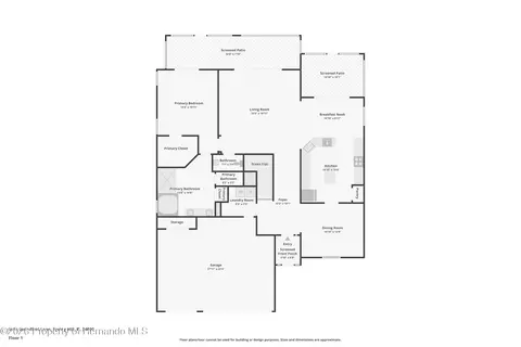 Floorplan - 4501 Birchfield Loop, Spring Hill, FL 34609 photo 1 of 3
