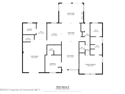 Floorplan - 4101 E Gloria Dr, Hernando, FL 34442 photo 1 of 1