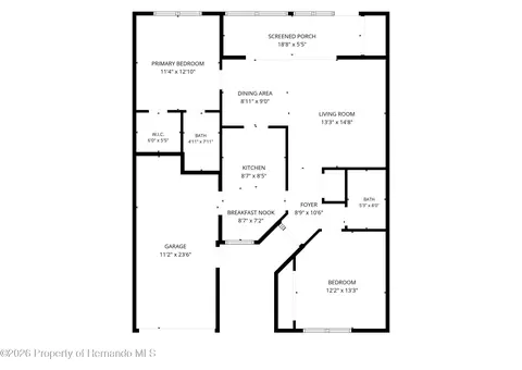 Floorplan - 6591 Brambleleaf Dr, Spring Hill, FL 34606 photo 2 of 2