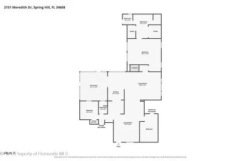 Floorplan - 2151 Meredith Dr, Spring Hill, FL 34608 photo 1 of 1
