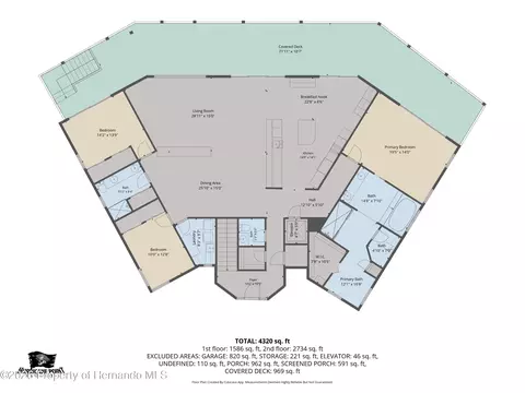 Floorplan - 4295 Newport Dr, Hernando Beach, FL 34607 photo 2 of 5