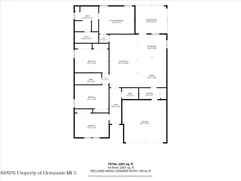 Floorplan - 6589 Freeport Dr, Spring Hill, FL 34608 photo 1 of 1